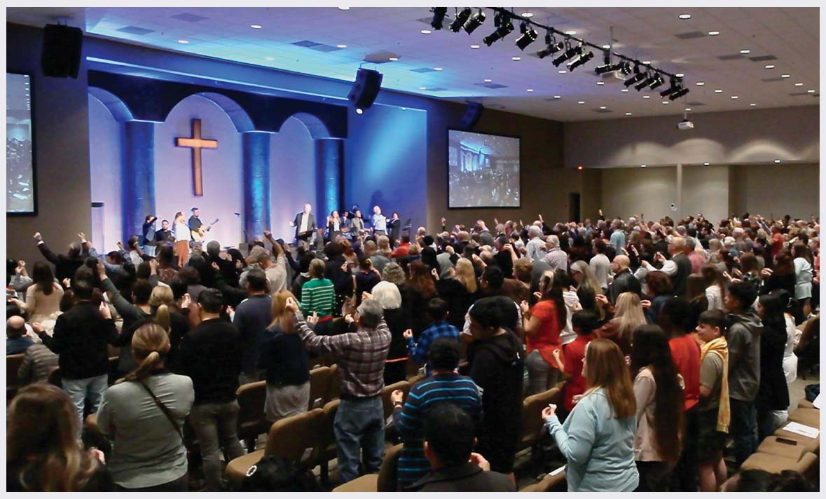 Grace Woodlands worship gathering
